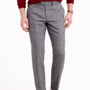 J. Crew Bowery Wool Slim Fit Pants: 29W/32L, Grey